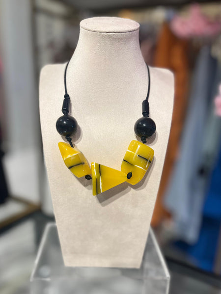 Coraline Necklace- Yellow