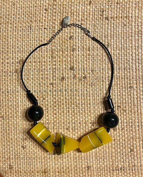 Coraline Necklace- Yellow