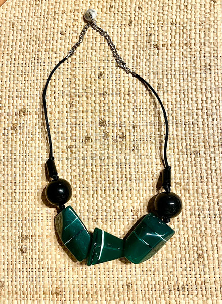 Coraline Necklace- Green